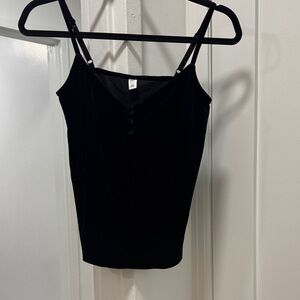 BP Black Velvet Camisole Top